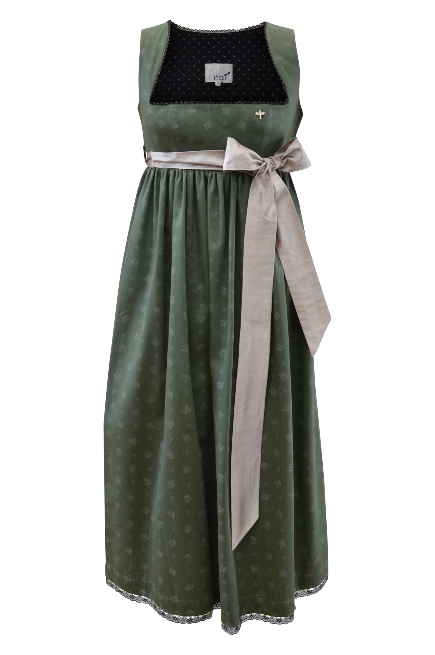 Umstandsdirndl aus Baumwoll-Satin