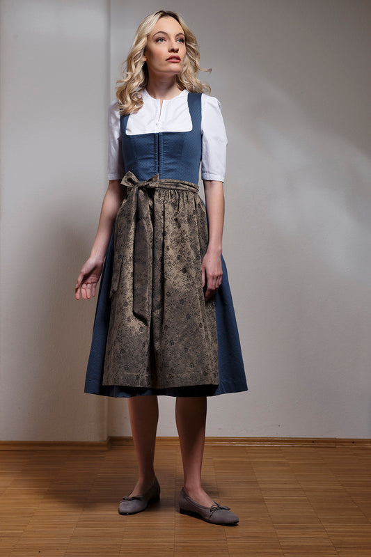 Gastgeber Dirndl "Rita" blau